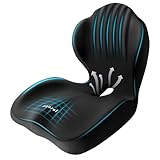 Lizjarol Extra Large Seat Cushion - Memory Foam Cushion for Office Chair, Car Seat, Airplane - Sciatica & Hip & Coccyx Pain Relief Desk Chair Cushion for Long Sitting Office Workers, Car Drivers