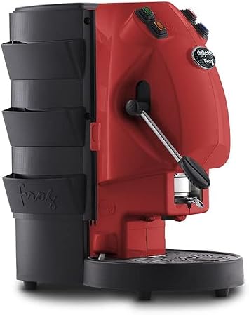 Didiesse FROG Revolution Espresso coffee machine compatible ESE 44 mm Pods 220V 650W 50Hz Made in Italy Red  Rossa, Hazelnut