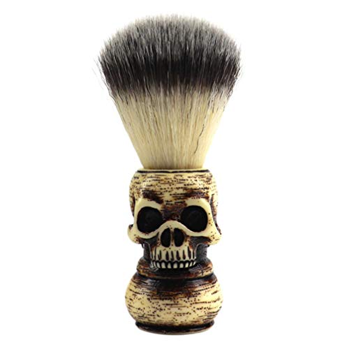 FRCOLOR - FRCOLOR Ensemble de Rasage pour Hommes Ensemble Brosse à Barbe Et Bol Ensemble Brosse à Barbe Crâne Kit de Rasage à Barbe pour Hommes (Brosse à Barbe)