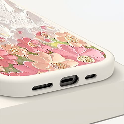 Coque de téléphone Florale pour éviter les rayures de l'iPhone X en Cuir Blanc