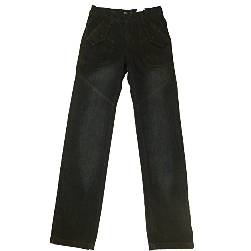Jeans garçon noir Sportivo 10 ans anti-usure pour éviter les trous aux genoux
