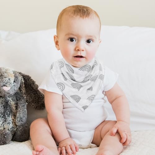 Image of GLLQUEN BABY Receiving Blanket Boy Cotton Muslin Swaddle Blankets Girl Newborn Squares Breathable & Soft Thin Baby Blankets Cloths Double Absorbent Infant Swaddling Wrap - 3 Pack (Star)