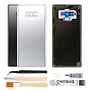 Rear Back Glass Replacement for Samsung Galaxy Note 9 with Camera Glass Lens + Adhesive + Repair Tool Kits Pure White