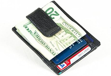 Goson Leather Money Clip & Credit Card Holder - Leather Wrap Spring Clip only P&P Inc.