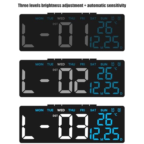 Réveil LED haute luminosité idéal pour sublimer une table de chevet