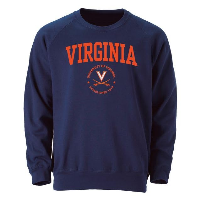 Barnesmith Crewneck Sweatshirt for College, Heritage Logo, Adult Unisex