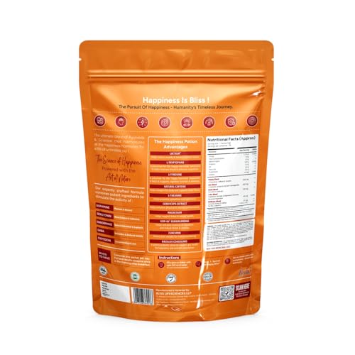 Image of Bliss Welness Happy Bliss : Happiness, Anxiety & Stress Relief Supplement | Natural Support for Calm, Mood, Anti Nervousness & Happy Hormones | Supports Balance of Cortisol, Dopamine, Endorphin, Serotonin & Oxytocin | Magnesium, KSM 66 Ashwagandha : 30 Servings