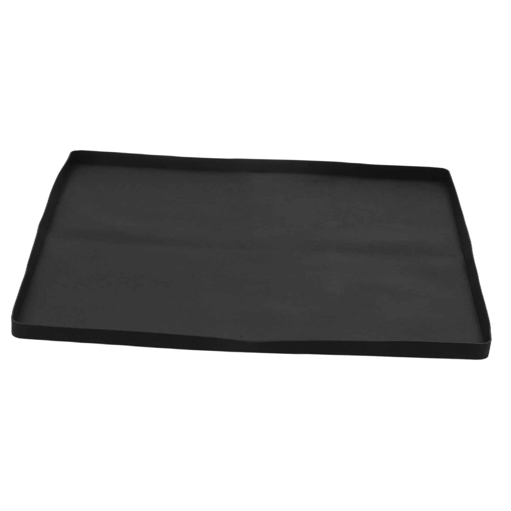 Alfombrilla antigoteo SECFOU con bordes elevados, silicona resistente para lavadora y hogar
