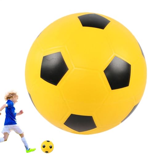 Eventerde Silent Soccer Ball - Palla da calcio morbida per bambini, 21 cm, silenziosa per interni, sport non rivestita, morbida, ad alta densità