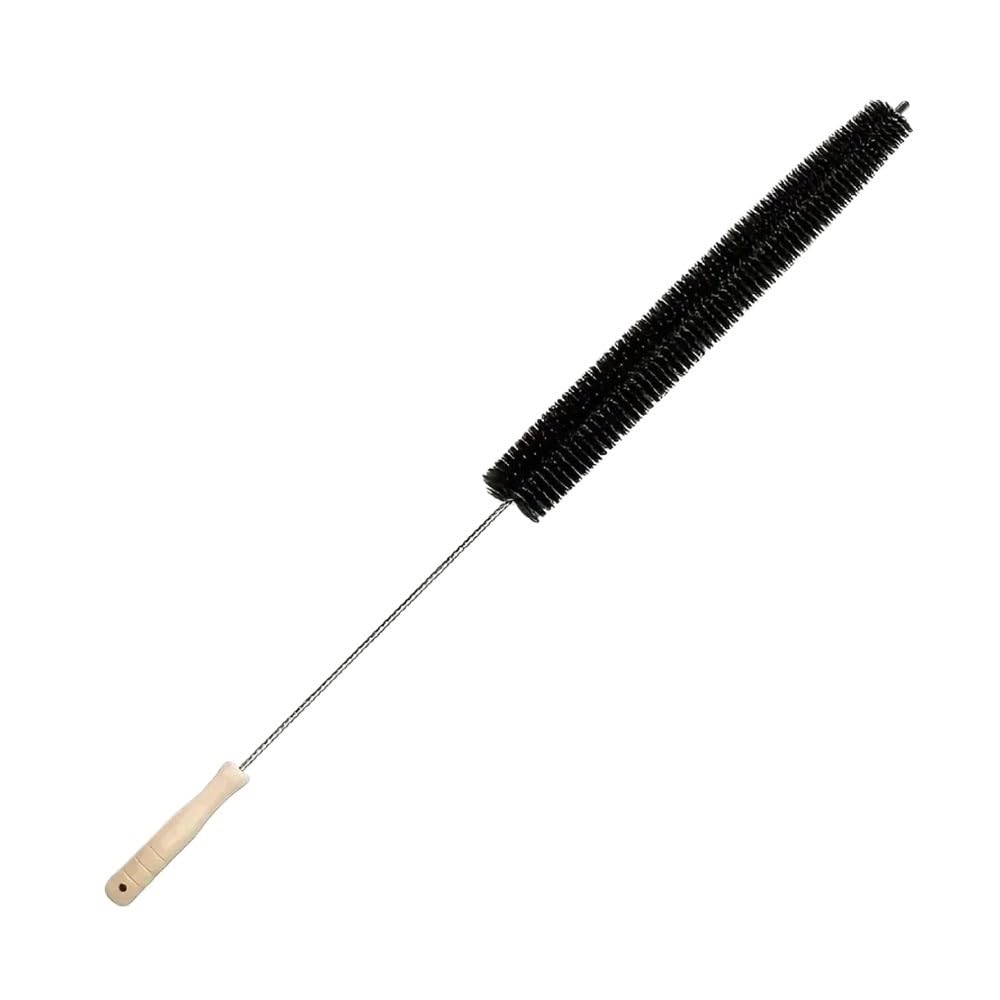 Sunrrafck Black 2Pcs Multi-Purpose Manual Cleaning Brush Set Flexible Gap Cotton Wool Deep Tool For Dryer Exhaust Port Washing