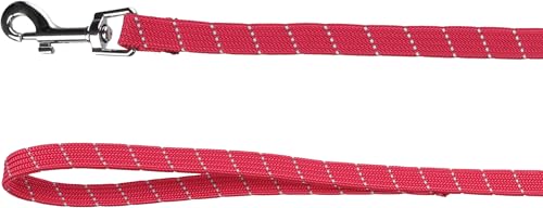 cat harness - large cat Elza coral - 22-32cm - 35-56cm - leash 120cm - adjustable nylon - reflective - with carabiner - Image 4