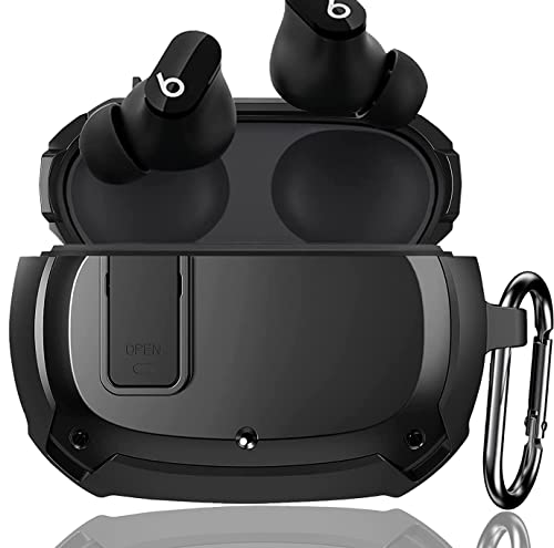 Beats Studio Buds + P[X Beats Studio Buds Jo[ Ausrann n[h TPU SȃbNt Jrit CX[dΉ LEDCg  SʕیP[X ϏՌ h~ h~ ho (