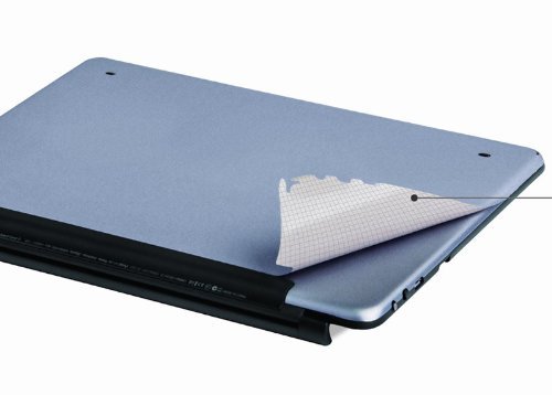LUVVITT [Silverback] Protective Back Skin for iPad Air Logitech Ultrathin Keyboard Cover (920-005510) -Space Gray