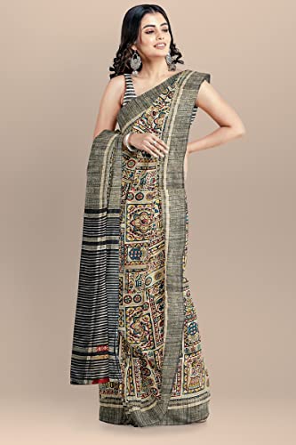 RACHBAI tussar silk saree in tussar silk – image 6