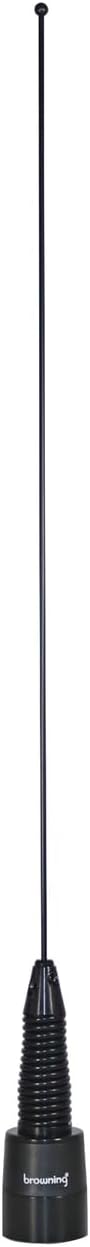 Tram-Browning BR-167-B-S 160-Watt Wide-Band 136 MHz to 174 MHz Unity-Gain Antenna with NMO Mounting, Black
