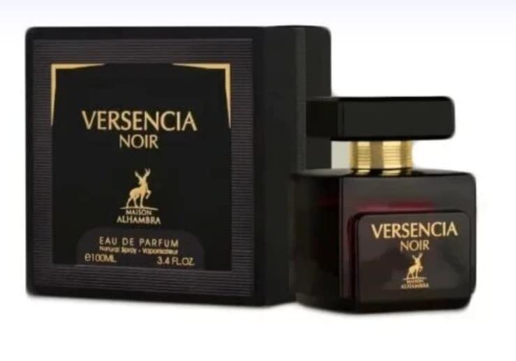 عطر فيرسينسيا نوير او دي بارفان من الهامبرا 100 مل | عطر فاخر يدوم طويلا | رائحة عطرية مستوردة فاخرة للرجال والنساء | مجموعة هدايا عطور | لجميع المناسبات (عبوة من قطعة واحدة) صورة المنتج 3