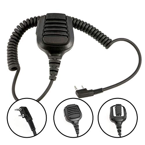 Rugged Radios HM-RH Waterproof Hand Mic and Speaker for Handheld Radios