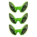 MenYiYDS - 3 Stück Skurrile Alien-Brille Alien-Kostüm-Brille Deko-Brille Foto-Requisiten Party-Brille Gastgeschenke