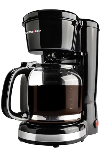 EUROSTAR ECM650B 12-Cup Coffee Maker, Black