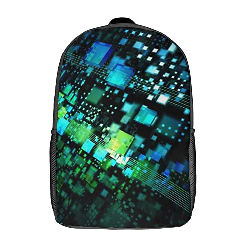 Sac à dos d'école pour enfants grand format 17" imprimé 3D sac de voyage sport unisexe