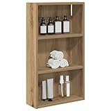 vidaXL Badezimmer-Wandschrank Kunsthandwerk Eiche 40 x 14 x 70 cm, Moderner Badschrank, rechteckiges Regal, funktionale Aufbewahrung, platzsparende Lösung, stilvolles Design
