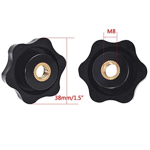 TA-VIGOR Threaded Clamping Knobs M8 - Image 2
