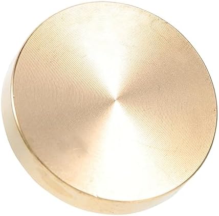 SEWACC Brass Wax Seal Stamp Replacement Head Round DIY Wax Seal Stamp Parts for Invitations Envelopes Wedding Gift Packaging Sturdy Creative Design image 4
