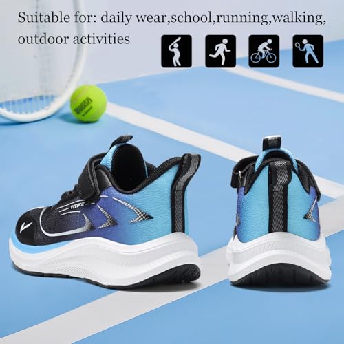 Image of JMFCHI Boys Girls Kids Sneakers Knitted Mesh Running Tennis Athletic Shoes | Breathable,Lightweight,Comfortable,Non-slip,Easy wear,Casual fashion,Indoor outdoor,Gym sport,Daily play,Little /Big Kid