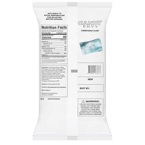 Candy Envy - Baby Boy Buttermints - 13 oz. Bag - 100 Individually Wrapped Candy Mints - Baby Shower Favors