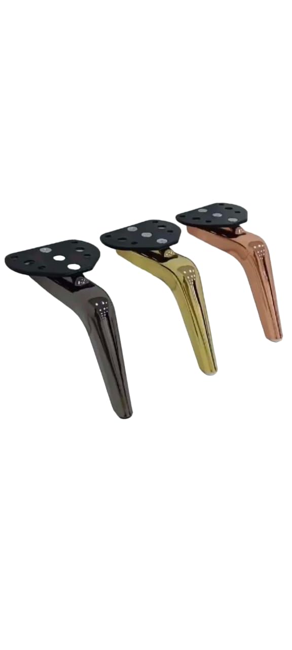 Metal Furniture Feet Furniture Replacement Leg Golden Sofa Feet Heavy Duty Replacement Furniture Leg for Sofas, Chairs, Cabinet-Pack of 4 (Rose Gold) (B0D6VSQP4X) Amazon Price History, Amazon Price Tracker
