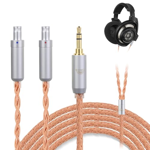 okcsc ZT16 �w�b�h�z���P�[�u�� HD800 �����P�[�u�� �C���z���E�w�b�h�z���p 16�c ���� SENNHEISER�p HD800S�EHD820�EHD800�ED1000�ɓK�� ����1.5m 3.5mm