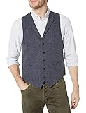  U.S. Polo Assn. Men\'s Vest, Wool Tweed VAL6019V Blue, M