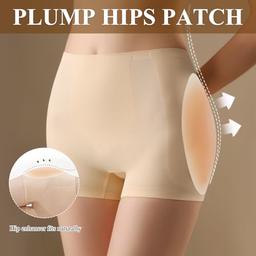 1 Pair of Hip Pads, Silicone Butt Pads for Bigger Butt, Self-Adhesive, Easy to Use, Invisible and Traceless, Reusable, Create an Hourglass Figure4