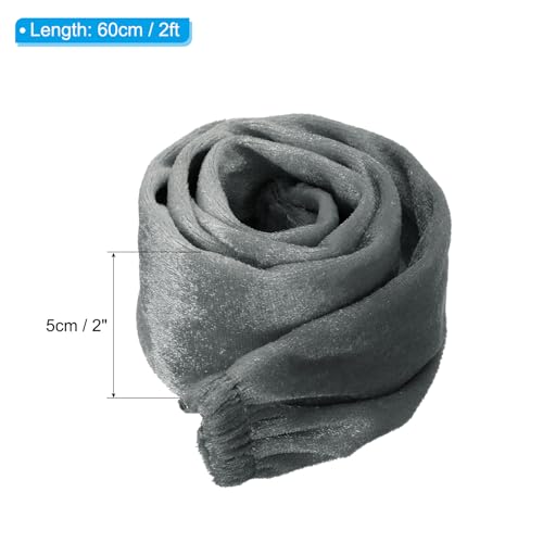 Image of PATIKIL 2ft Lamp Chain Cover, Chain Protective Sleeve Washable with Zipper for Chandelier Lighting Wires Swing Light Fixture, Grey