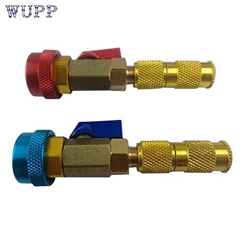 Generic Red pretty Car Air Conditioning Schrader Valve Core Quick