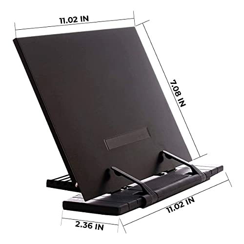 Desk Book Holder For Books, Documents, Laptops, Ipads, Cookbooks, And So On - Foldable And Portable Book Stand For All Tables And Desks – Angle Adjustable Book Holder #TOP1