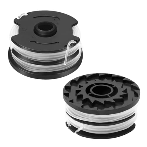 2 Stück Rasentrimmer Fadenspule,Ersatz Rasentrimmer Spule,1,65 mm-5m Länge Ersatzspule Kompatibel mit Bosch Akku-Rasentrimmer für ART 23 SL (3600HA5070),ART 2300 (3600HA5002),ART 23-28 (3600HA5001)