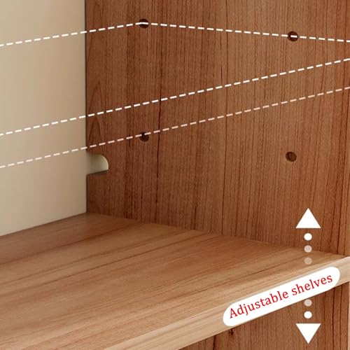 Mesa consola de madera maciza para recibidor estrecho con doble capa 5