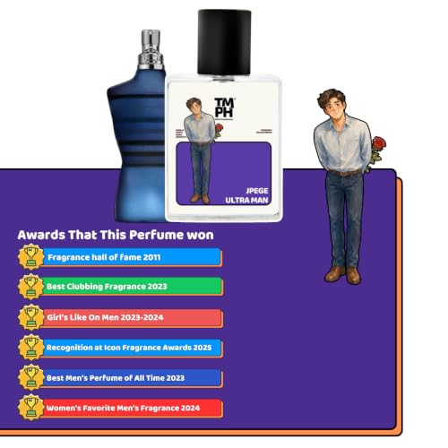 Image of TMPerfumehouse JPEGE ULTRA MAN EDP for Men | Sweet, Fruity & Long Lasting Perfume Spray | Aromatic, Woody & Citrusy Fragrance | Luxury Gift for Him | TMPH | 50ml