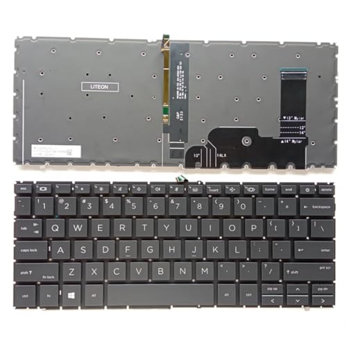 Clavier HP Firefly 14 G9 pour réparer un problème de touche bloquée US