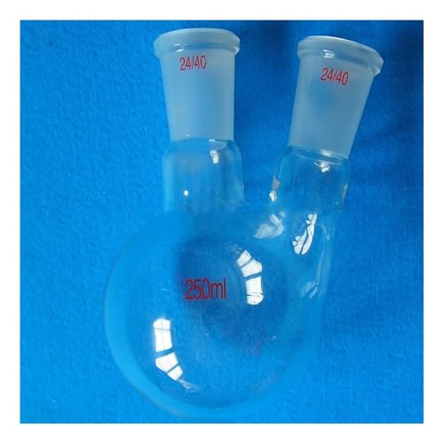 Flacon de laboratoire en verre éviter les fuites de vapeur ballon 2 cols 24/40 250ml