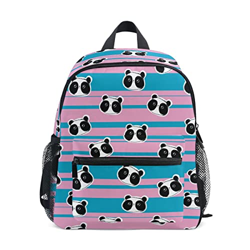 Mochila para niños y niñas pequeñas, mochilas escolares para niños, oso panda, animal, niños, mini mochilas Kawaii, mochila pequeña, mochila para niños con correa para el pecho, etiqueta con el nomb