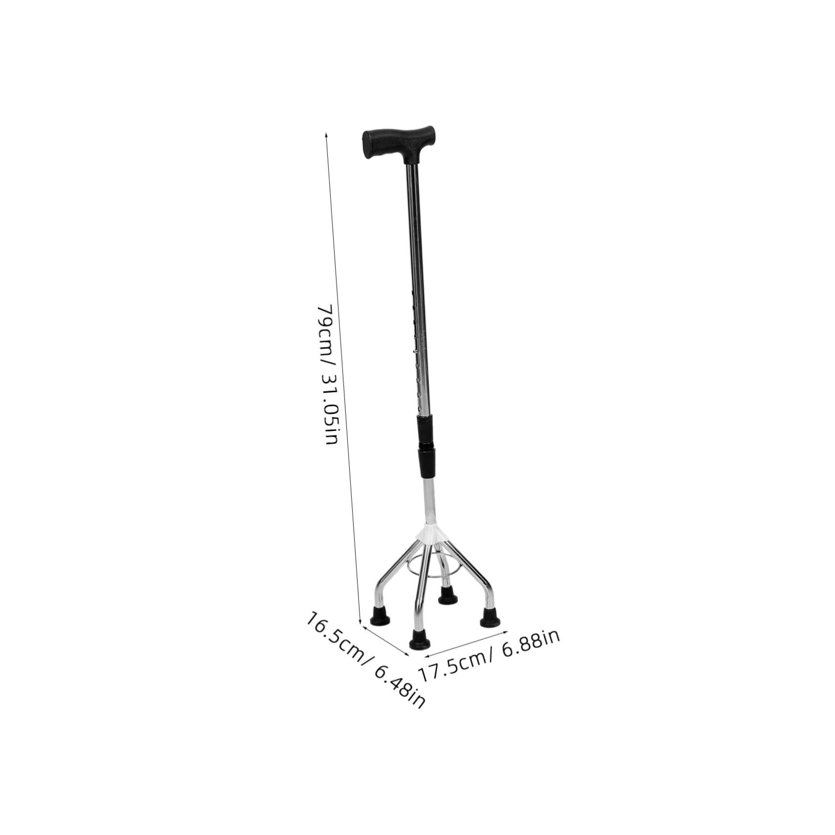 Didiseaon Portable Walking Stick Heavy Duty Trekking Pole for Seniors Non-Skid Grip