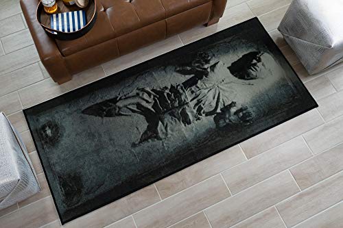 Tapete decorativo Han Solo en carbonita 32x72 pulg miniatura 5