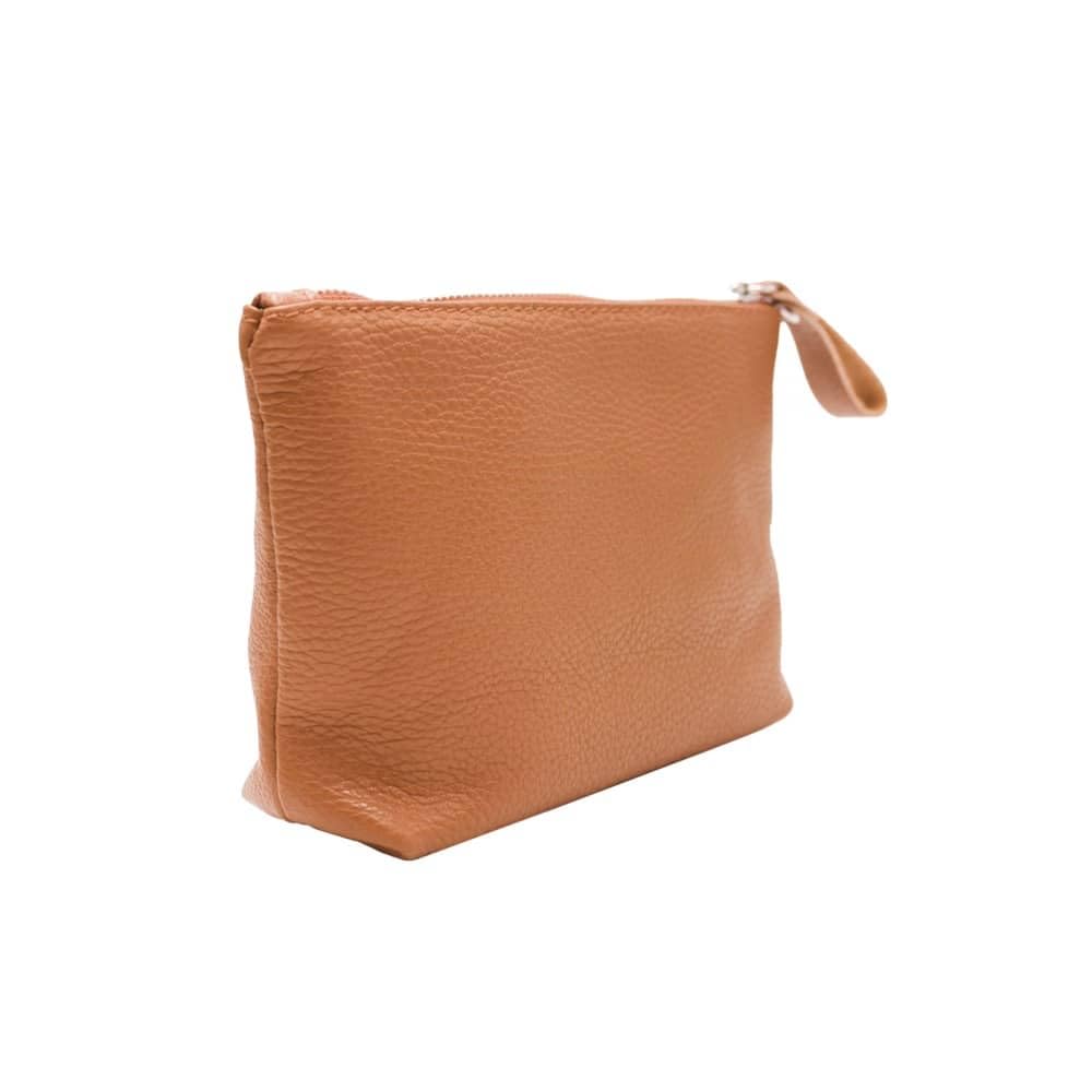 FrasiBags Neceser de piel auténtica, neceser para mujer, neceser para maquillaje mujer, estuche de viaje fabricado en Italia, cuero, Clásico