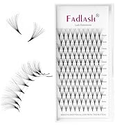 Premade Fans Eyelash Extensions 10D Lash Extensions Premade Fans 0.05 0.07 Thickness Pre Fanned V...