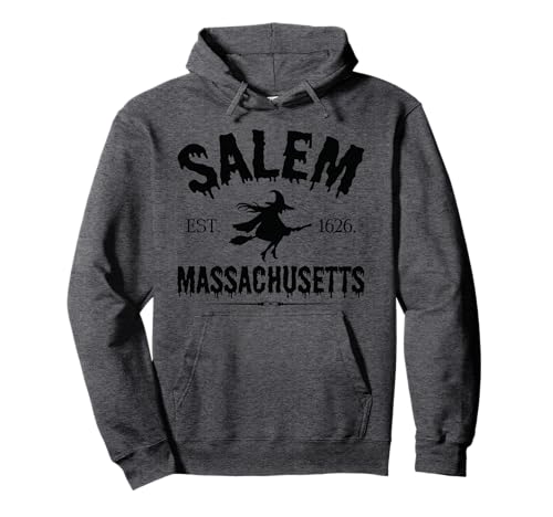Salem 1626 Massachusetts Witch Wiccan Pullover Hoodie