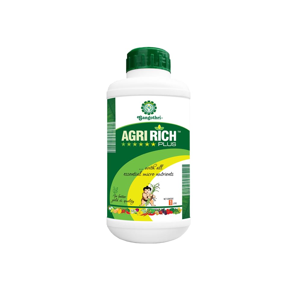 See full amazon price history chart for Gangothri AGRIRICH PLUS 500 ML Micro Nutrient Fertilizer | Mix Micronutrients Fertilizers for Plants | Mix of 6 Micronutrient like Zinc, Iron, Boron, Manganese, Copper, Molybdenum Gangothri AGRIRICH PLUS 500 ML Micro Nutrient Fertilizer | Mix Micronutrients Fertilizers for Plants | Mix of 6 Micronutrient like Zinc, Iron, Boron, Manganese, Copper, Molybdenum (B0CVQBGWK9) Amazon Price History, Amazon Price Tracker