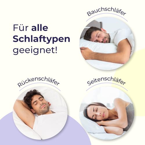 Merino BETTEN Premium Kissen rund 80cm – Weiches rundes Kopfkissen für erholsamen Schlaf – Bequemes Pillow als Bett & Couch-Kissen verwendbar – Rundkissen mit Kissenfüllung – Made in Germany