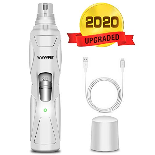 WWVVPET Pet Nail Grinder, More Powerful Dog Nail Clipper,Electric Nail Trimmer, Painless Paw